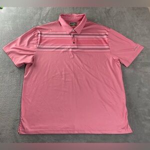 Ben Hogan Performance Golf Shirt Polo Pink Salmon Men’s 2XL XXL